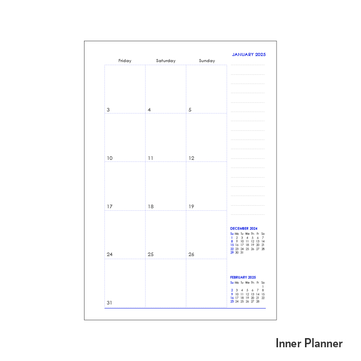 Personal Notebook Quality PVC